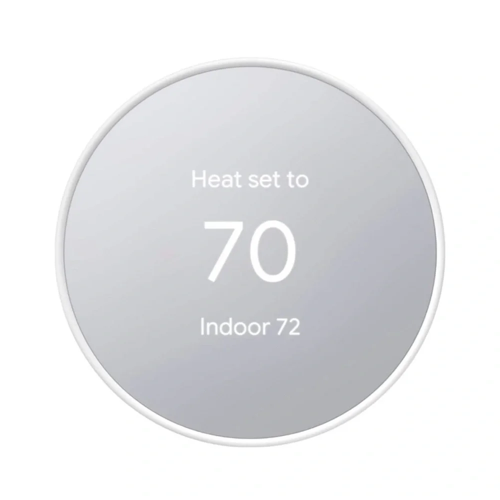 Google Nest Smart Programmable WiFi Thermostat - Snow - NWT